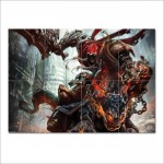 Darksiders Wrath Of War Wand-Kunstdruck Riesenposter