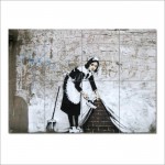 Banksy Maid Block Giant Wall Art Poster 