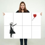 Balloon Girl , Banksy  Block Giant Wall Art Poster