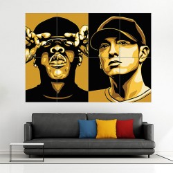 Jay Z and Eminem Block Giant Wall Art Poster (P-0397)