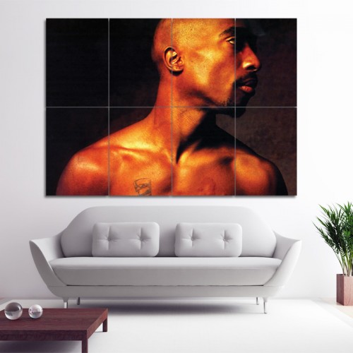 2PAC  Tupac Shakur Block Giant Wall Art Poster