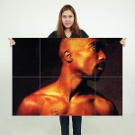 2PAC  Tupac Shakur Block Giant Wall Art Poster