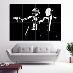 Daft Punk Pulp Fiction Block Giant Wall Art Poster (P-0401)