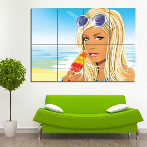 Hed Kandi Block Giant Wall Art Poster