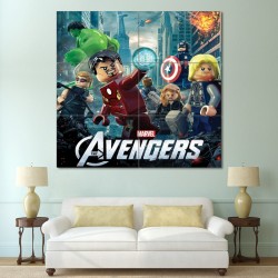 LEGO The Avengers Superhelden Wand-Kunstdruck Riesenposter (P-0405)