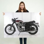 Triumph T120 Bonneville 1968 Motorrad  Wand-Kunstdruck Riesenposter