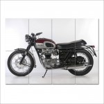 Triumph T120 Bonneville 1968 Motorrad  Wand-Kunstdruck Riesenposter