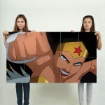 โปสเตอร์ ขนาดใหญ่ การ์ตูน Wonder Woman Cartoon วันเดอร์วูแมน