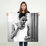 Wiz Khalifa Wand-Kunstdruck Riesenposter