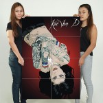 โปสเตอร์ ขนาดใหญ่ ภาพศิลปะ Kat Von D Tattoo 