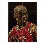 Michael Jordan Block Giant Wall Art Poster