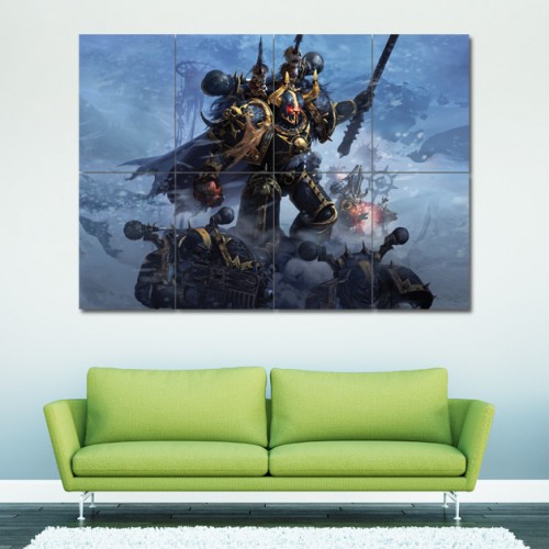 Dawn Of War Chaos Rising  Block Giant Wall Art Poster