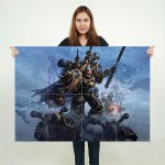 Dawn Of War Chaos Rising  Block Giant Wall Art Poster