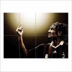 โปสเตอร์ ขนาดใหญ่ ภาพนักฟุตบอล Paolo Maldini เปาโล มัลดีนี