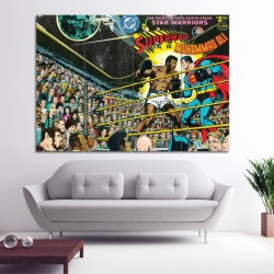 Superman vs Muhammad Ali Block Giant Wall Art Poster (P-0448)