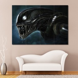 Alien H R Giger Huge Block Giant Wall Art Poster (P-0452)