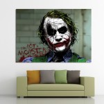 Batman Joker Im Not A Monster Wand-Kunstdruck Riesenposter 