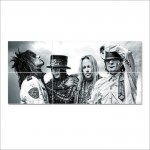 Motley Crue Hard Rock  Block Giant Wall Art Poster