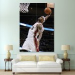 Lebron James Block Giant Wall Art Poster 