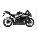 โปสเตอร์ ขนาดใหญ่ มอเตอร์ไซค์ ซูซูกิ SUZUKI GSX R1000