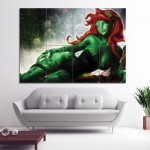 Fractal Light Art Poison Ivy Batman Wand-Kunstdruck Riesenposter 