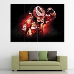 โปสเตอร์ ขนาดใหญ่  ภาพ Kimi Raikkonen F1 Scuderia Ferrari