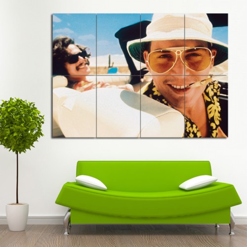 Fear And Loathing in Las Vegas Huge Block Giant Wall Art Poster