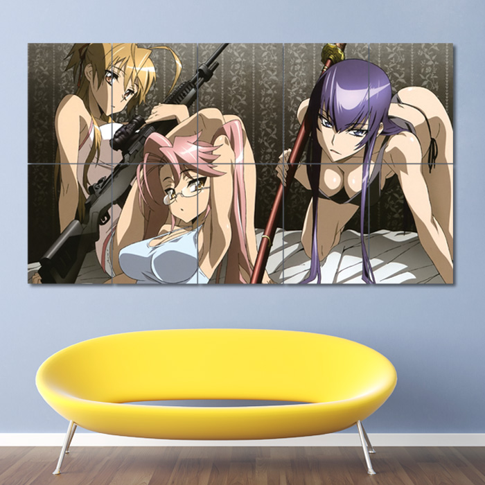 High School Of The Dead anime High School Of The Dead Poster for