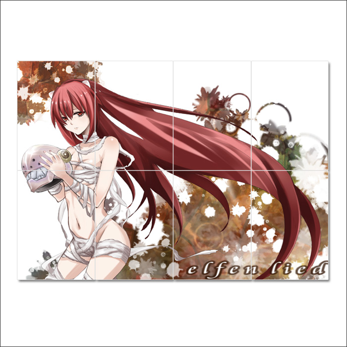 Elfen Lied Manga Anime Block Giant Wall Art Poster