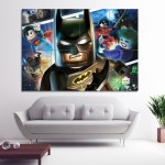 LEGO Batman Super Heroes Wand-Kunstdruck Riesenposter