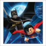 LEGO Batman Superman Heroes Wand-Kunstdruck Riesenposter 