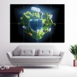 Minecraft Block Giant Wall Art Poster (P-0527)