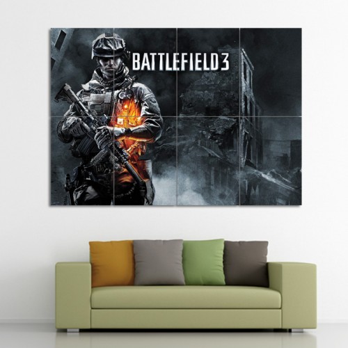 Battlefield 3 Block Giant Wall Art Poster