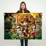 LEGO Indiana Jones Wand-Kunstdruck Riesenposter 