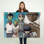 โปสเตอร์ ขนาดใหญ่  ภาพ Gorillaz กอริลลาซ 