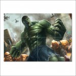 The Incredible Hulk Wand-Kunstdruck Riesenposter 