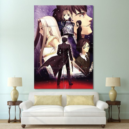 Fate Zero / Fate Stay Night Block Giant Wall Art Poster 