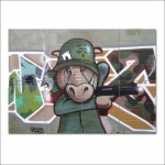 LA Street Graffiti Wand-Kunstdruck Riesenposter