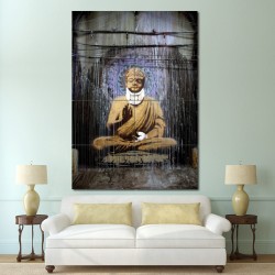 Banksy Buddha Block Giant Wall Art Poster (P-0588)