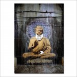 Banksy Buddha Block Giant Wall Art Poster 