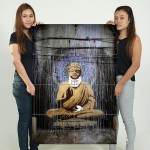 Banksy Buddha Block Giant Wall Art Poster 