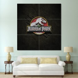 Jurassic Park Dinosaurs  Block Giant Wall Art Poster (P-0589)