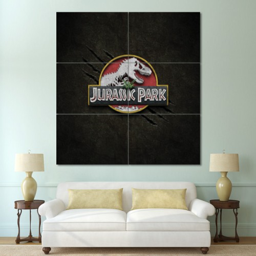 โปสเตอร์ ขนาดใหญ่ ไดโนเสาร์  Jurassic Park จูราสสิค พาร์ค , ไดโนเสาร์