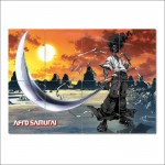 Afro Samurai Block Giant Wall Art Poster