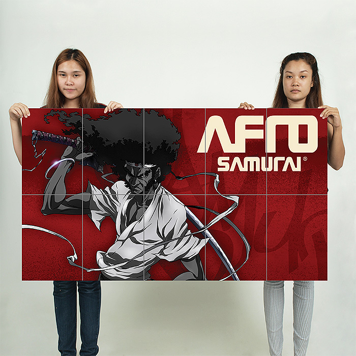 Afro Samurai Manga Anime Block Giant Wall Art Poster