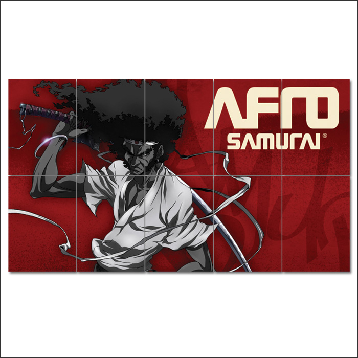 Afro Samurai Manga Anime Block Giant Wall Art Poster