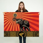 Obey Elephants Shepard Fairey Wand-Kunstdruck Riesenposter