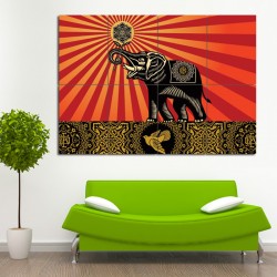 Obey Elephants Wand-Kunstdruck Riesenposter (P-0616)