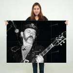 โปสเตอร์ ขนาดใหญ่ Lemmy Kilmister Motorhead เล็มมี คิลมิสเตอร์ มอเตอร์เฮด