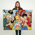 Straw Hat Pirates One Piece Manga  Block Giant Wall Art Poster